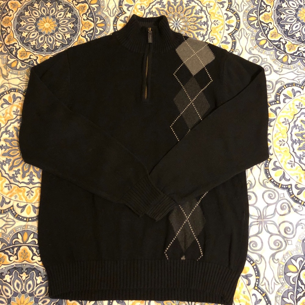 Men’s zip neck sweater